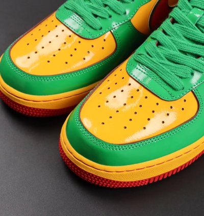 Lil Yatchy X Nike Air Force 1 Low concrete Boys-lucky Green