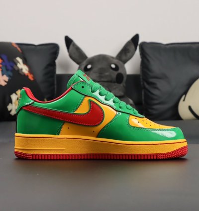 Lil Yatchy X Nike Air Force 1 Low concrete Boys-lucky Green