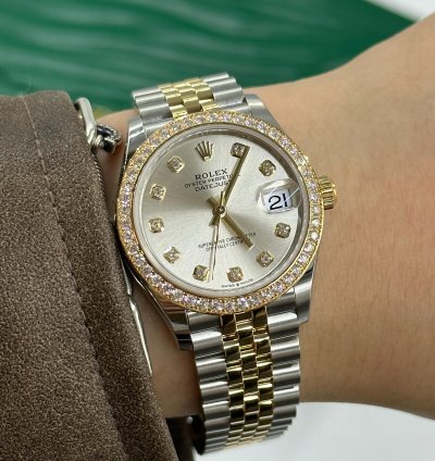 Rolex Datejust 31 Silver Jub