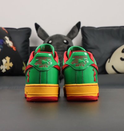 Lil Yatchy X Nike Air Force 1 Low concrete Boys-lucky Green