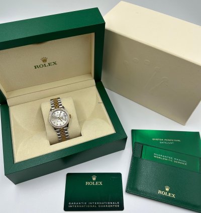 Rolex Datejust 31 Silver Jub