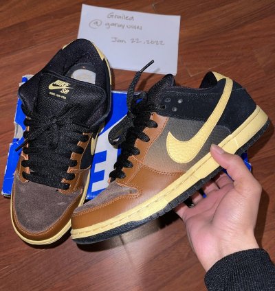 Dunk Low Premium Sb Black And Tan