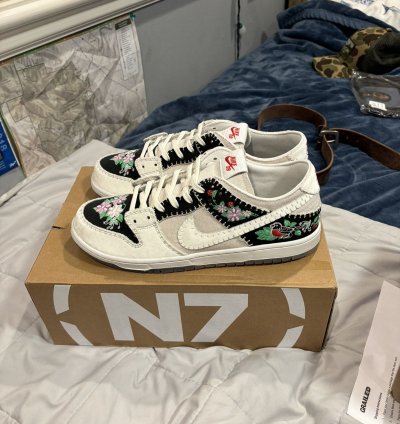 Nike Sb Dunk Low Decon N7 Black Sail Size 11 New