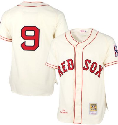Boston Red Sox Ted Williams Cream 1939 Throwback Jersey