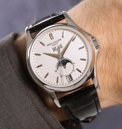 Patek Philippe Annual Calendar Wempe 125 Years Ref 5125g-001 18k White Gold Folding Clasp Full Set Bj-2003