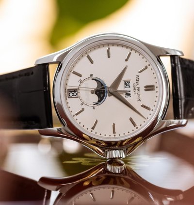 Patek Philippe Annual Calendar Wempe 125 Years Ref 5125g-001 18k White Gold Folding Clasp Full Set Bj-2003