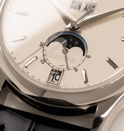Patek Philippe Annual Calendar Wempe 125 Years Ref 5125g-001 18k White Gold Folding Clasp Full Set Bj-2003
