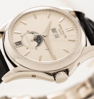 Patek Philippe Annual Calendar Wempe 125 Years Ref 5125g-001 18k White Gold Folding Clasp Full Set Bj-2003
