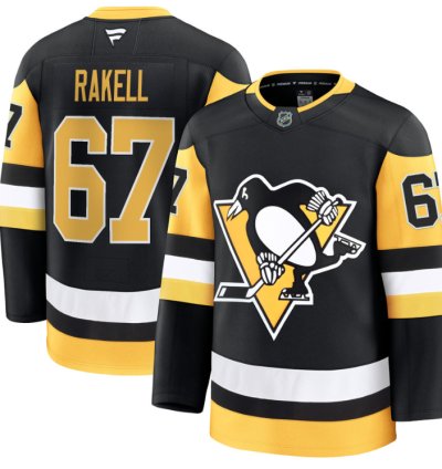 Rickard Rakell Jersey 67 Pittsburgh Penguins 2025 Premium All Stitched