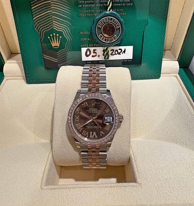 Rolex Datejust 31mm Ref 278381rbr Lc100 Dia Zb Nette Neu Aus 08 2021