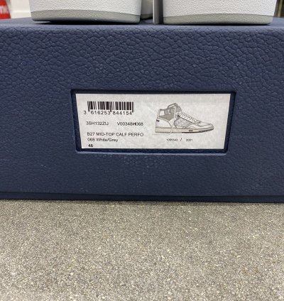 Dior B27 High White Grey