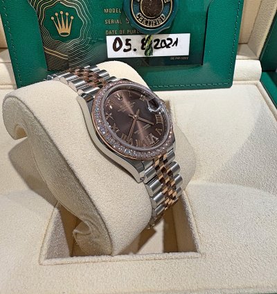 Rolex Datejust 31mm Ref 278381rbr Lc100 Dia Zb Nette Neu Aus 08 2021