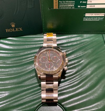 Rolex Daytona 116509 Racing Nero Mai Indossato