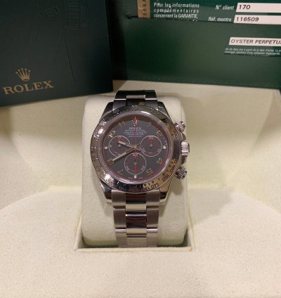 Rolex Daytona 116509 Racing Nero Mai Indossato
