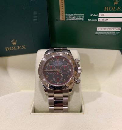 Rolex Daytona 116509 Racing Nero Mai Indossato