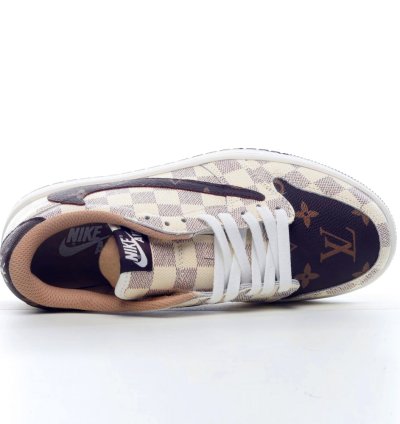 Louis Vuitton x Travis Scott Air Jordan 1 Low - White