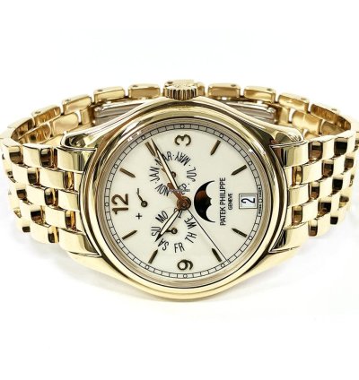 Patek Philippe Annual Calendar Yellow Gold Ivory Dial 5146j 1j-001