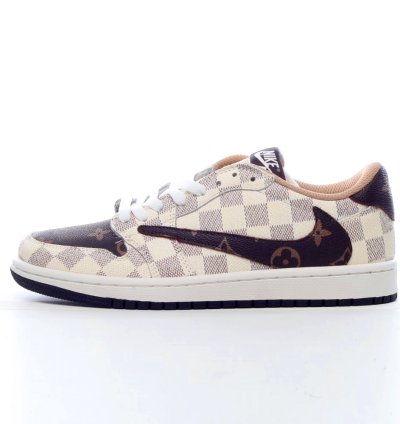 Louis Vuitton x Travis Scott Air Jordan 1 Low - White