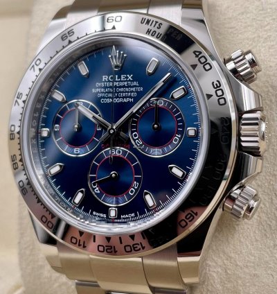 Rolex Daytona 116509 White Gold Blue Dial Unworn 2022