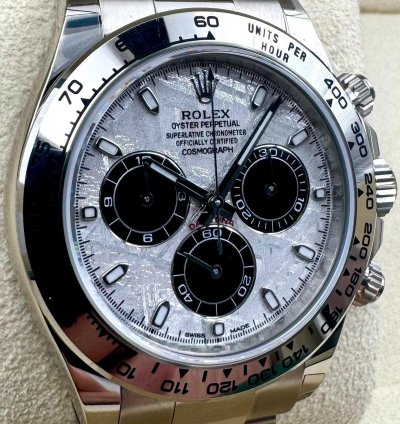 Rolex Daytona 116509 White Gold Meteorite Dial Unworn 2023