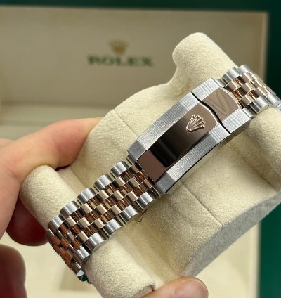 Rolex Datejust 36 126281rbr Ivix Pink Roman Dial Jubilee