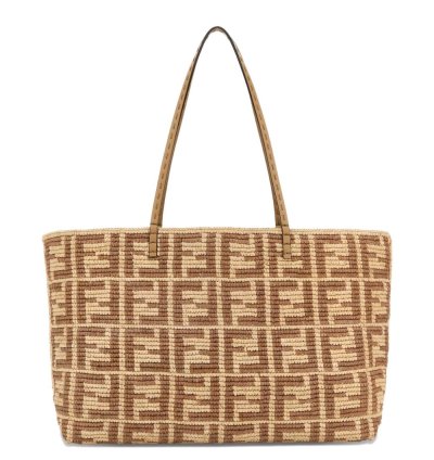 Fendi Large Embroidered Tote Bag