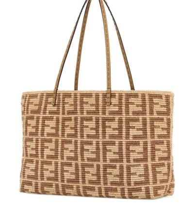 Fendi Large Embroidered Tote Bag