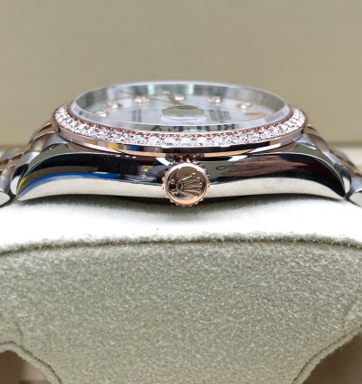 Rolex Datejust 36 126281rbr Ng White Mother Of Pearl Diamond Dial Jubilee