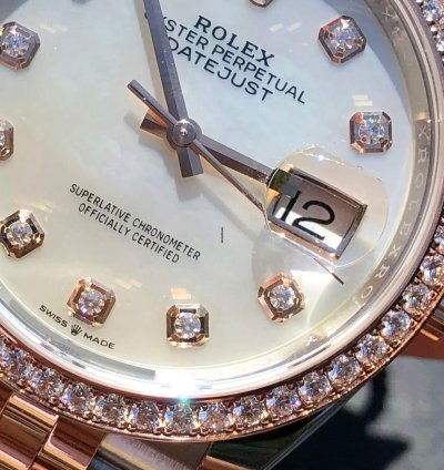 Rolex Datejust 36 126281rbr Ng White Mother Of Pearl Diamond Dial Jubilee