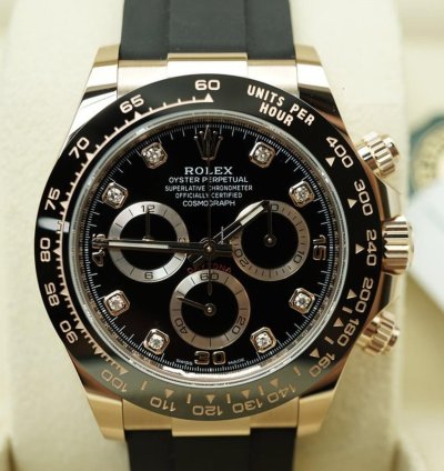Rolex Daytona 116515ln Black Diamond Neu 2023 Full Set Schwarz Diamant