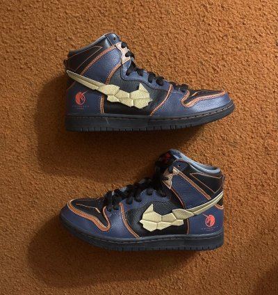 Gundam Nike Sb Dunk High Pro