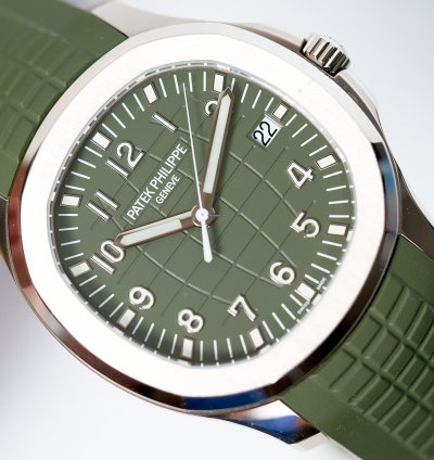 Patek Philippe Aquanaut 2020 Aquanaut Green 5168g White Gold