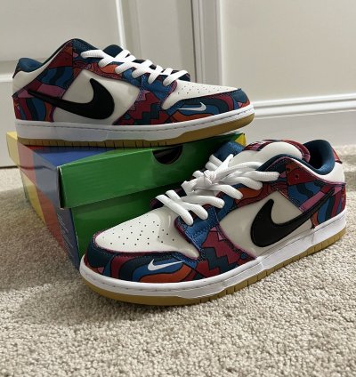 Nike Sb Low Pro Sb Parra Abstract Art