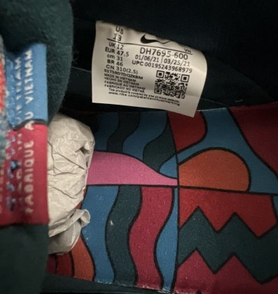 Nike Sb Low Pro Sb Parra Abstract Art