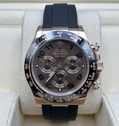Rolex Daytona 116515ln Chocolate Arabic Oysterflex