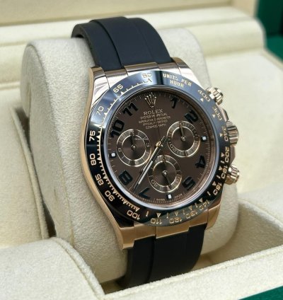 Rolex Daytona 116515ln Chocolate Arabic Oysterflex