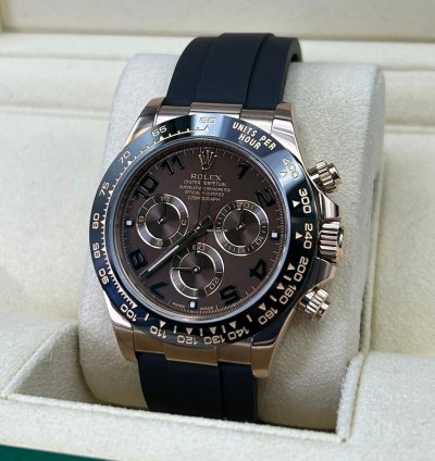 Rolex Daytona 116515ln Chocolate Arabic Oysterflex
