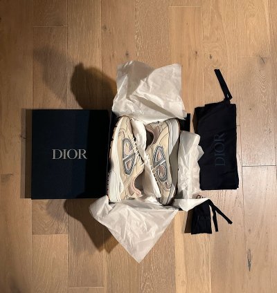 Dior B30 Beige Cream Mesh And Technical Fabric