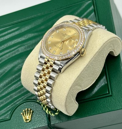 Rolex Datejust 36 126283rbr Champagne Diamond Jubilee