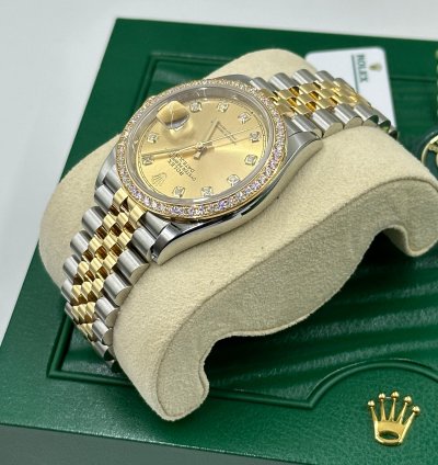 Rolex Datejust 36 126283rbr Champagne Diamond Jubilee