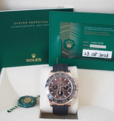 Rolex Daytona 116515ln Full Set Complete Box Manual Papers