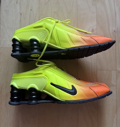 Nike Shox Martine Rose Mr4 Mule Safety Orange Collab Soccer