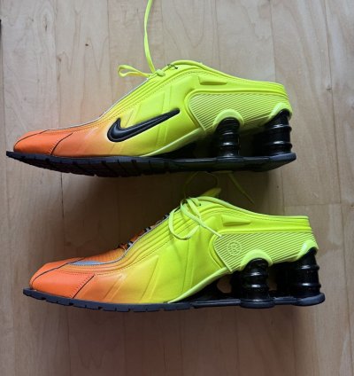 Nike Shox Martine Rose Mr4 Mule Safety Orange Collab Soccer
