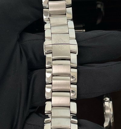 Patek Philippe Aquanaut 40mm Black Dial Rubber Steel Strap Watch 5167 1a-001
