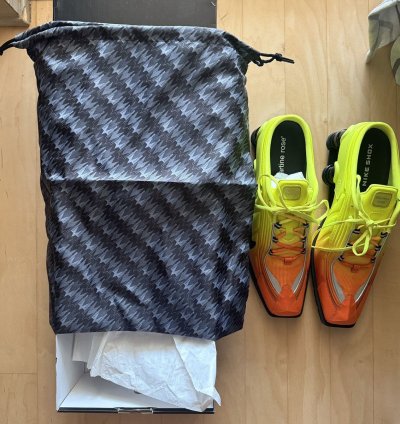 Nike Shox Martine Rose Mr4 Mule Safety Orange Collab Soccer