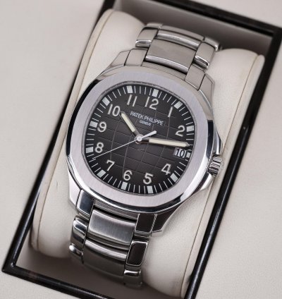 Patek Philippe Aquanaut 40mm Complete Set 5167a Steel Black Dial Bracelet Black Strap Mint 5167a-001
