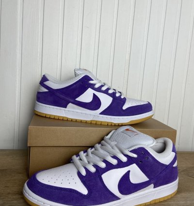 New Nike Sb Dunk Low Pro Orange Label Purple Size 11us