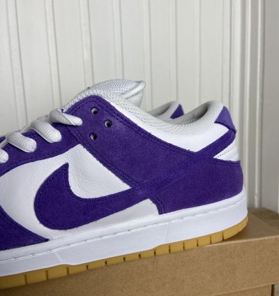 New Nike Sb Dunk Low Pro Orange Label Purple Size 11us
