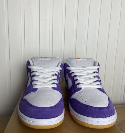 New Nike Sb Dunk Low Pro Orange Label Purple Size 11us