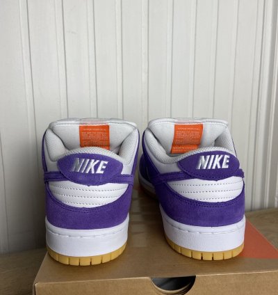 New Nike Sb Dunk Low Pro Orange Label Purple Size 11us